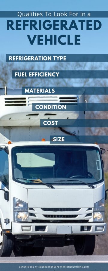 Qualities To Look For in a Refrigerated Vehicle